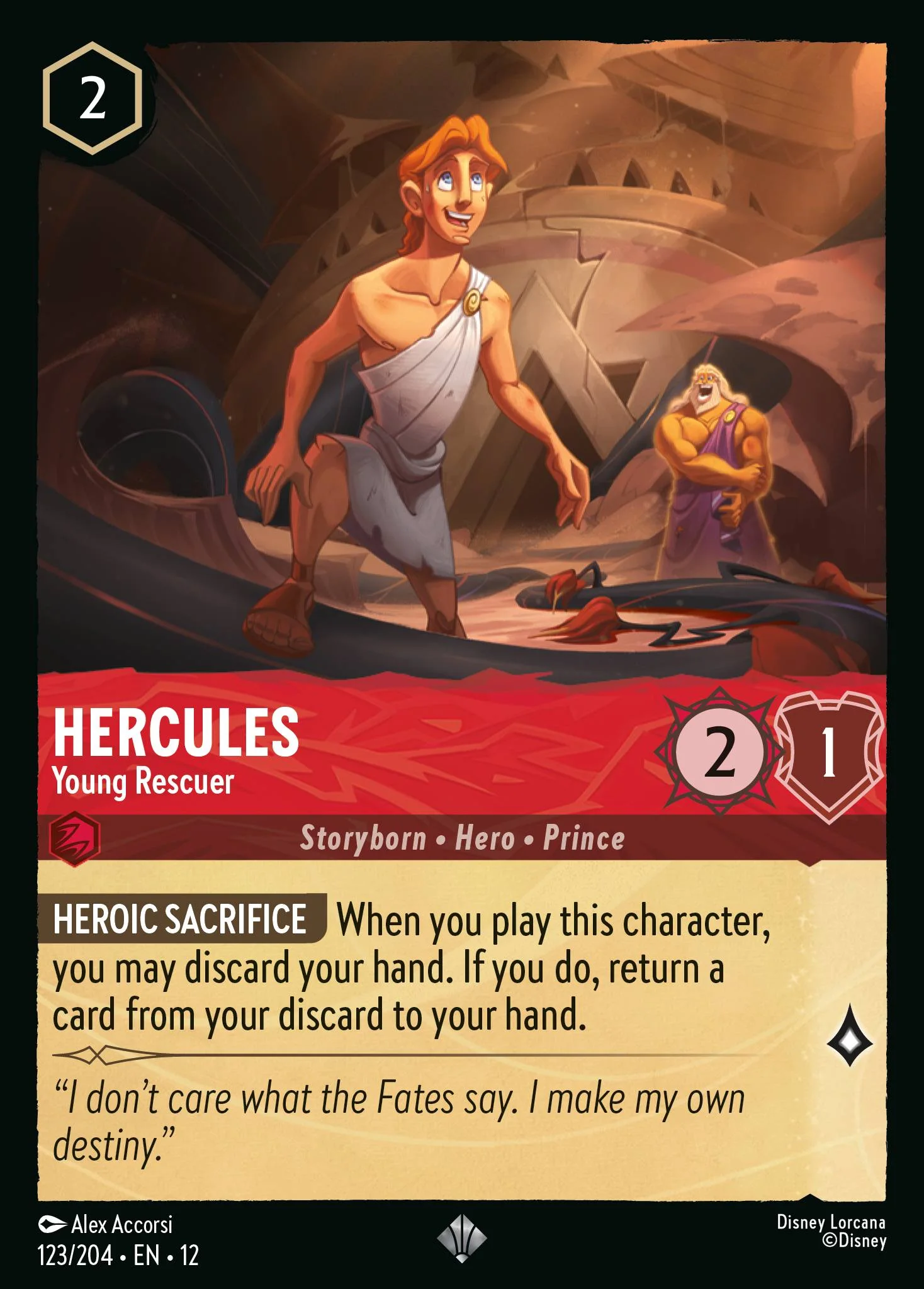 Hercules - Young Rescuer 123/204 from Wilds Unknown