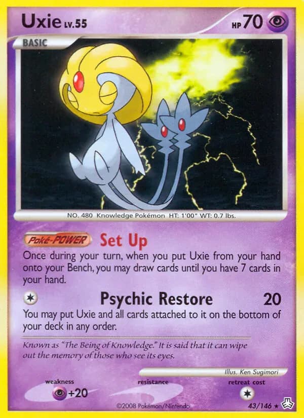 Uxie 43/146 from Legends Awakened