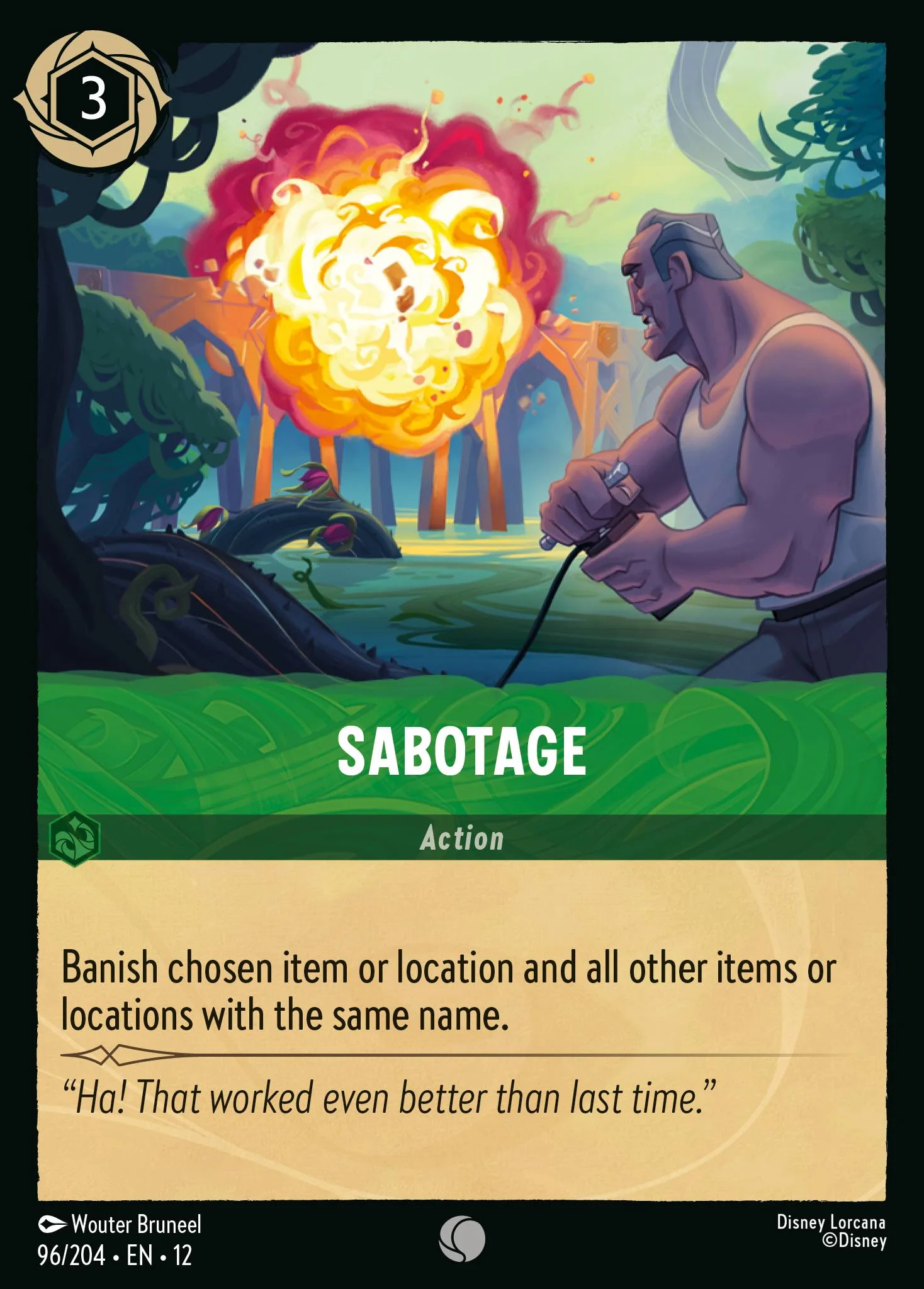 Sabotage 96/204 from Wilds Unknown