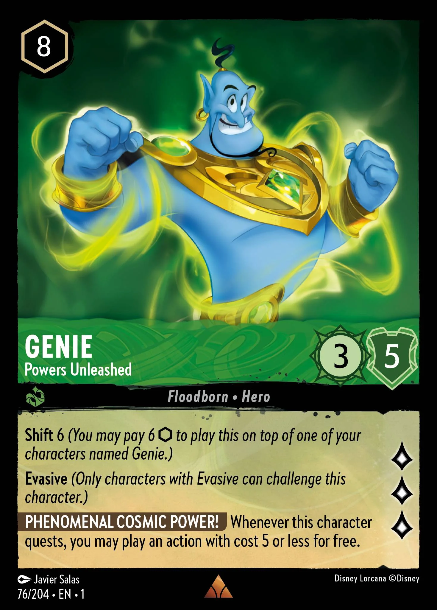 Genie - Powers Unleashed 76/204 from The First Chapter