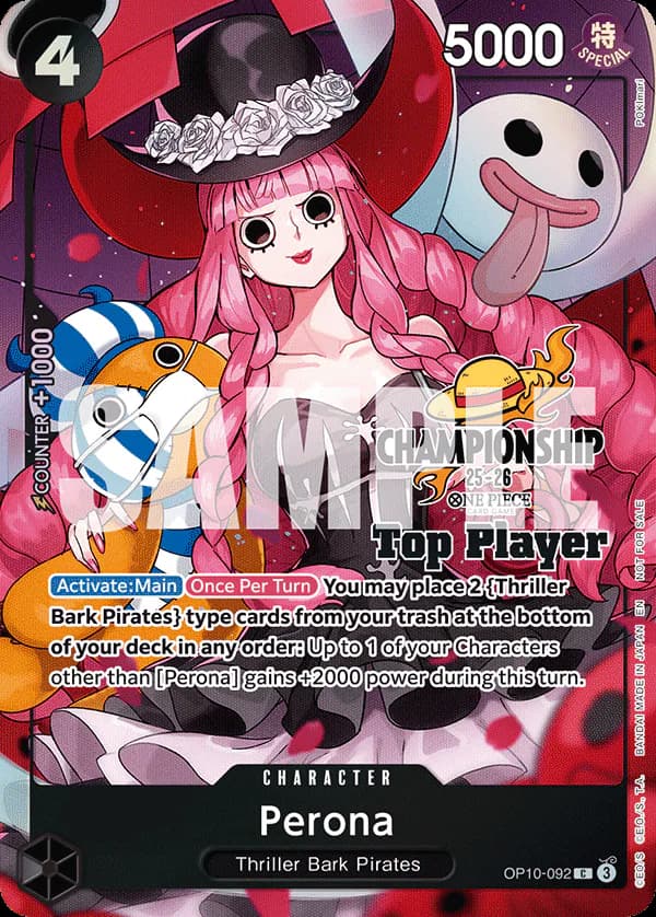 Perona OP10-092 Official alternate printing 1