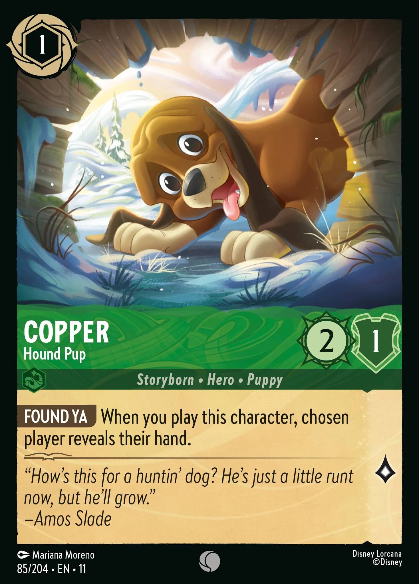 Copper - Hound Pup 85/204 from Winterspell
