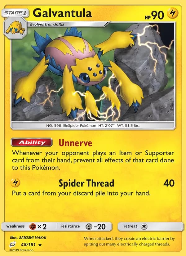 Galvantula 48/181 from Team Up