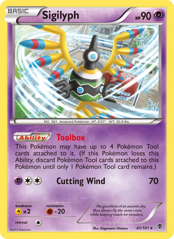 Sigilyph 41/101 from Plasma Blast