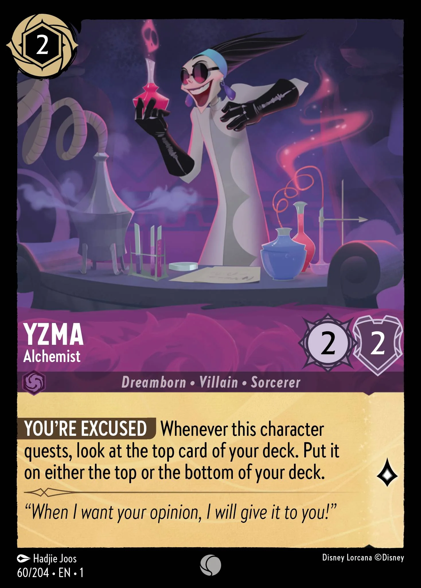Yzma - Alchemist 60/204 from The First Chapter