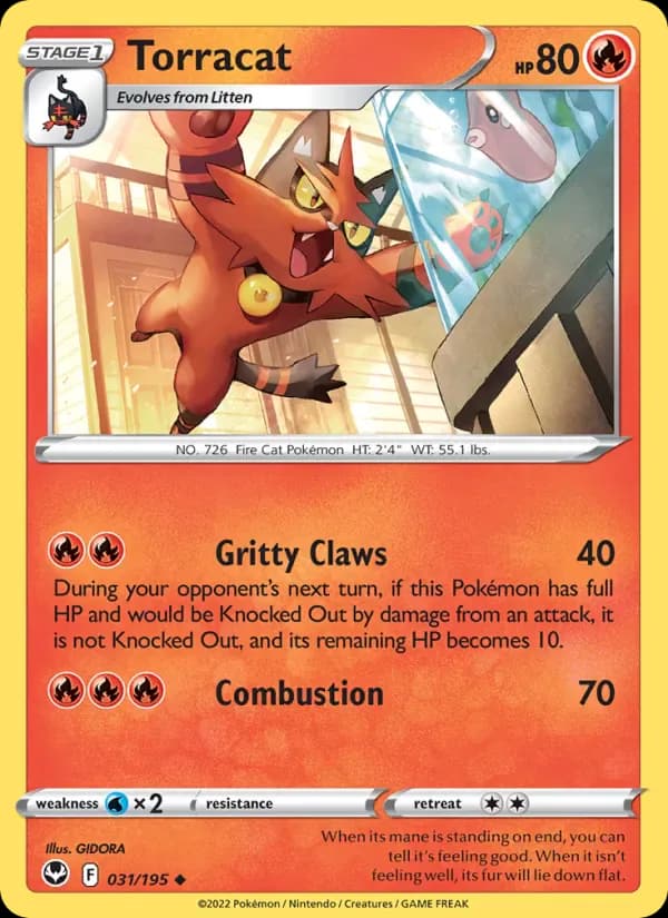 Torracat 031/195 from Silver Tempest