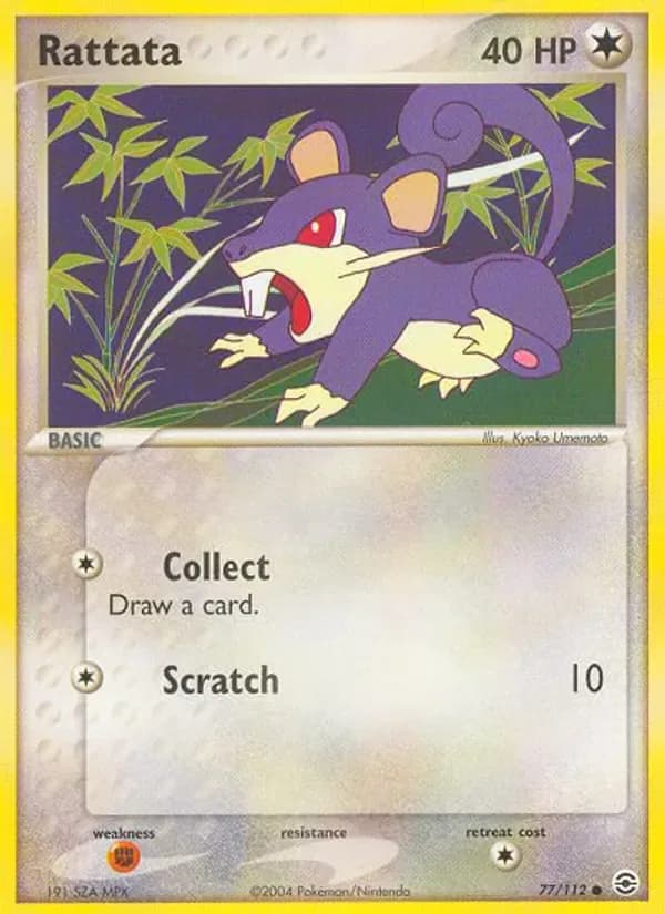 Rattata 77/112 from EX FireRed & LeafGreen