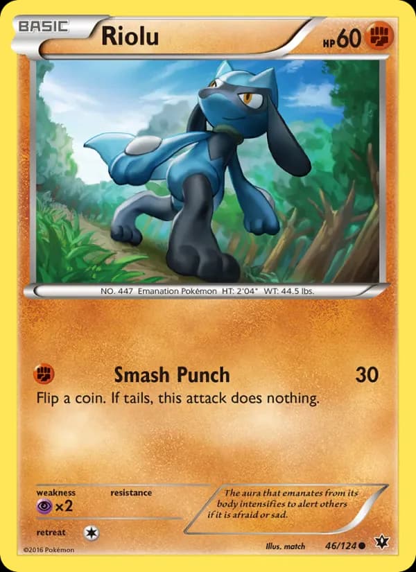 Riolu 46/124 from Fates Collide