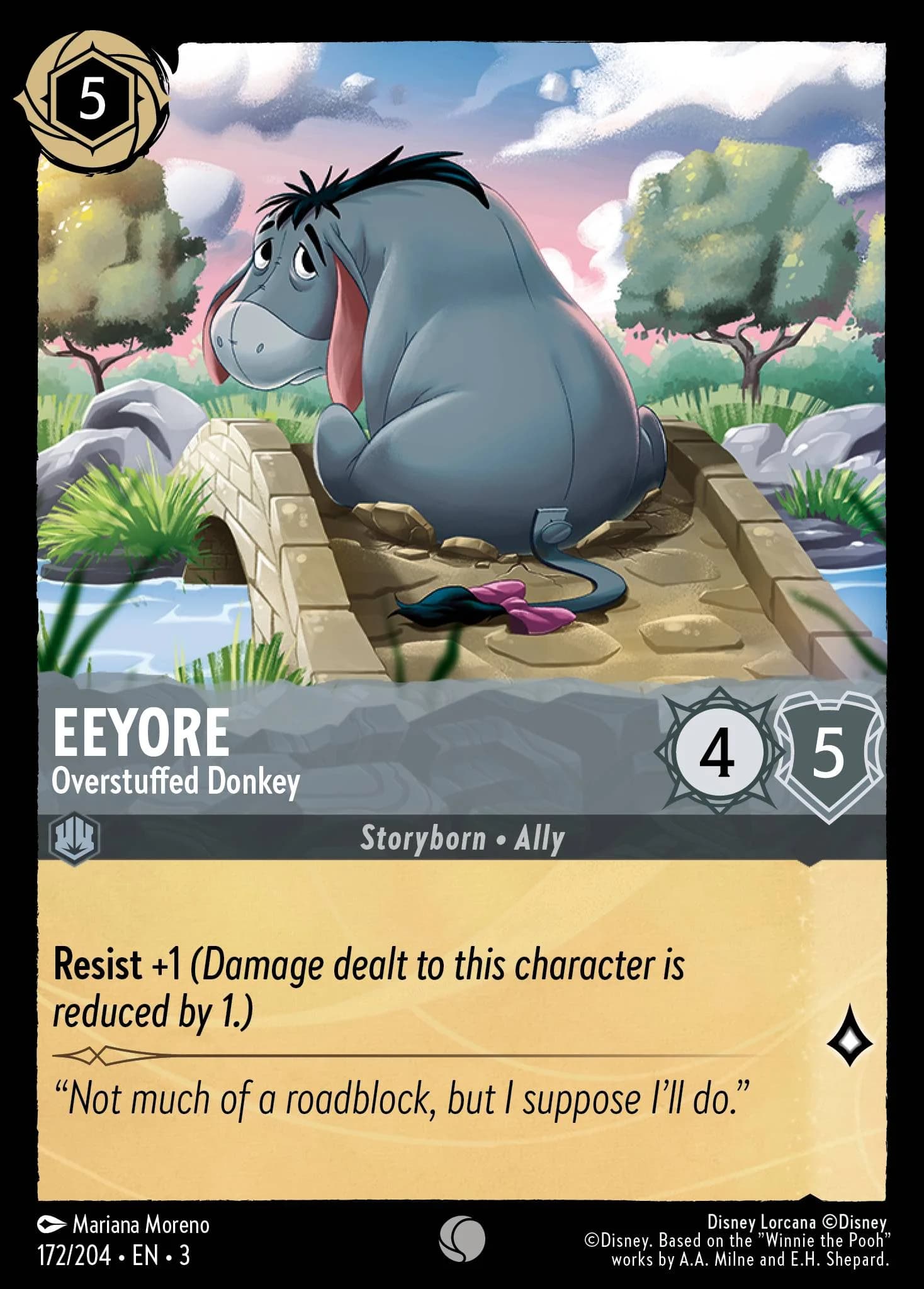 Eeyore - Overstuffed Donkey 172/204 from Into the Inklands
