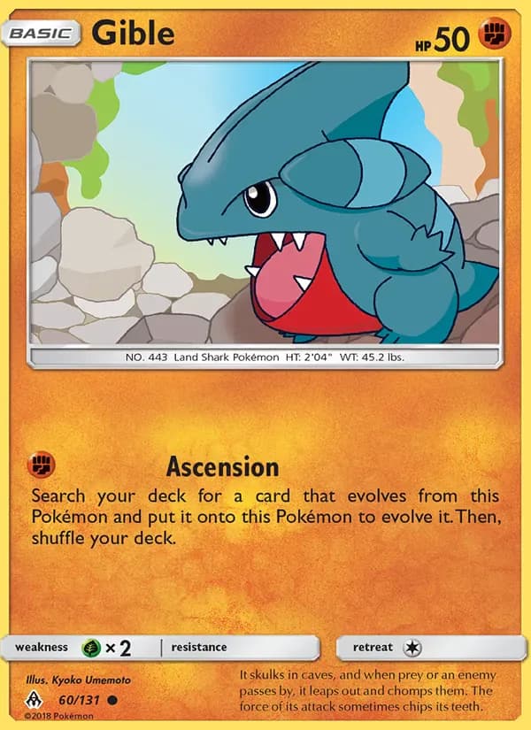 Gible 60/131 from Forbidden Light