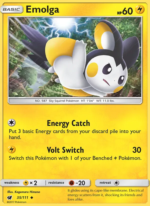 Emolga 35/111 from Crimson Invasion