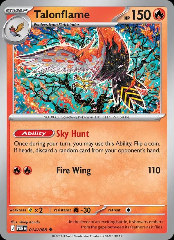Talonflame 014/88 from Perfect Order