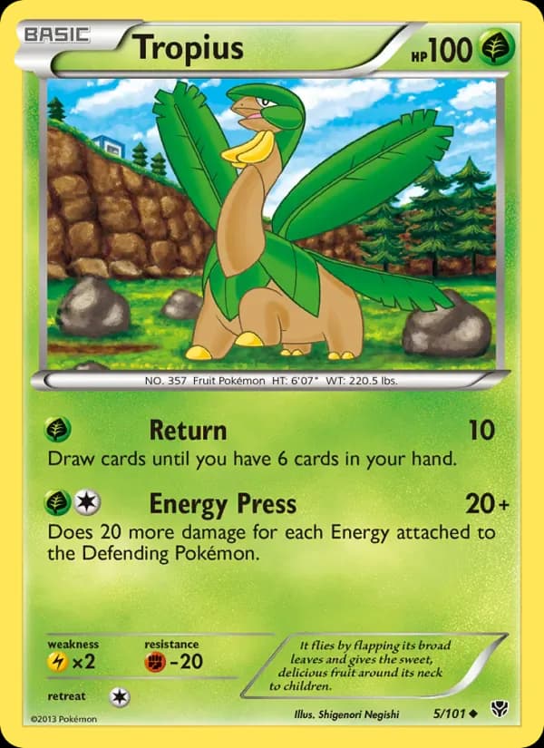 Tropius 5/101 from Plasma Blast