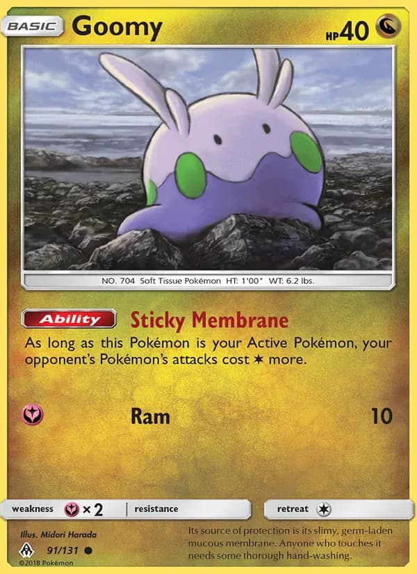 Goomy 91/131 from Forbidden Light