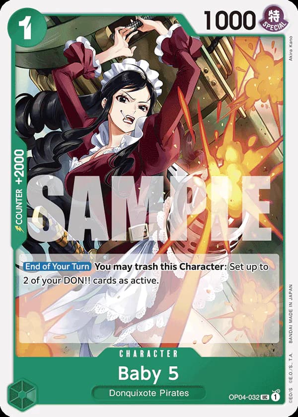 Baby 5 OP04-032 Official alternate printing r1