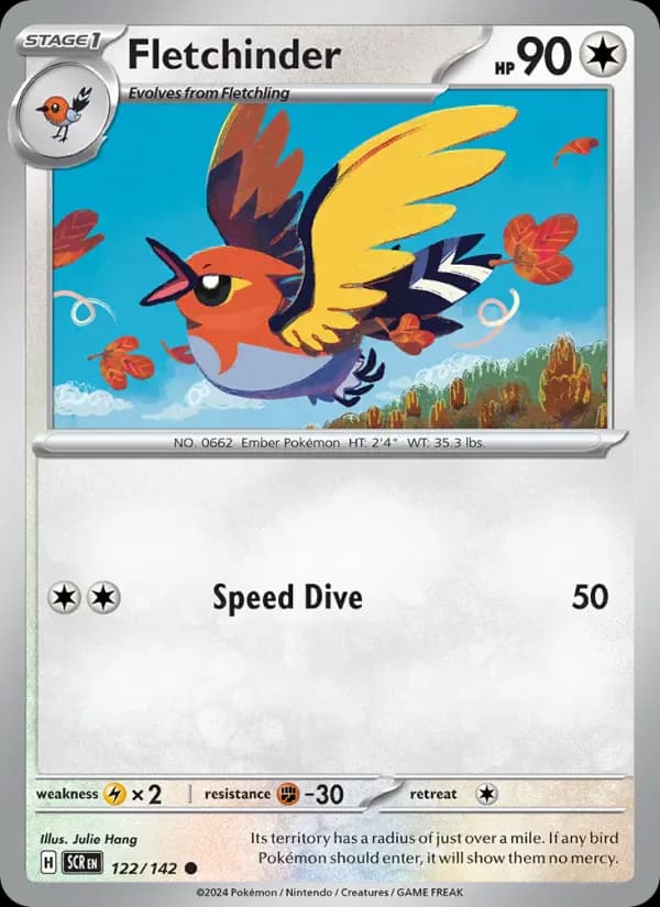 Fletchinder 122/142 from Stellar Crown