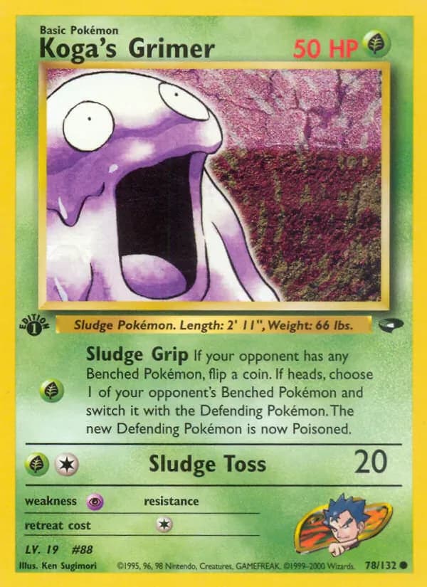Koga's Grimer 78/132 from Gym Challenge