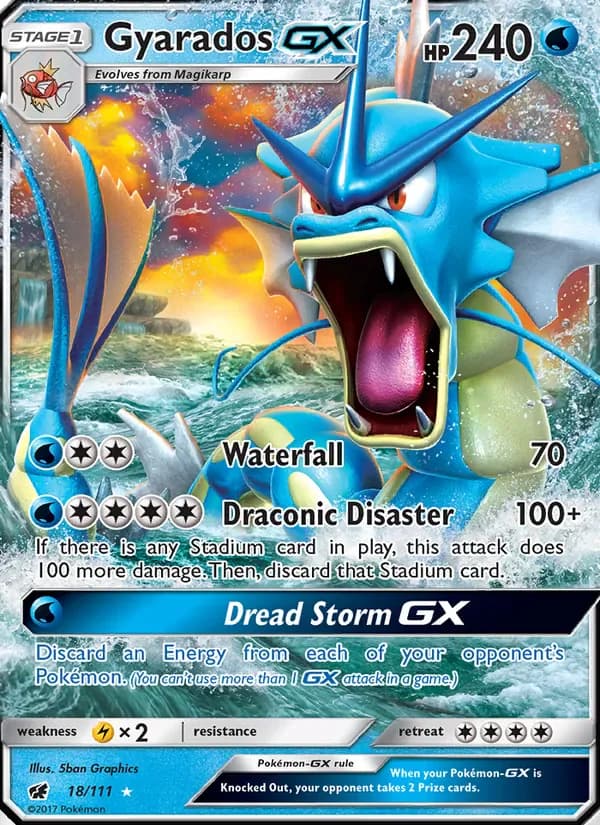 Gyarados GX 18/111 from Crimson Invasion