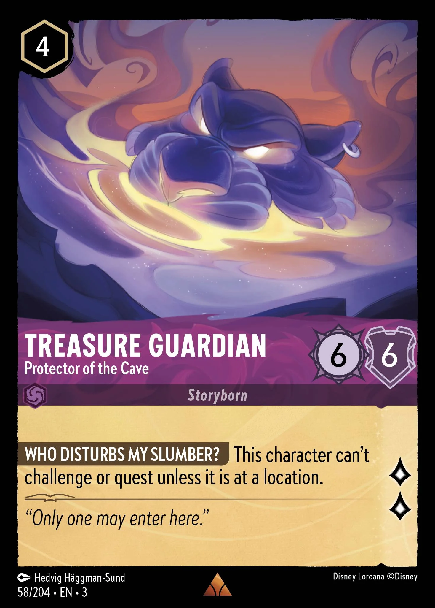 Treasure Guardian - Protector of the Cave 58/204 from Into the Inklands