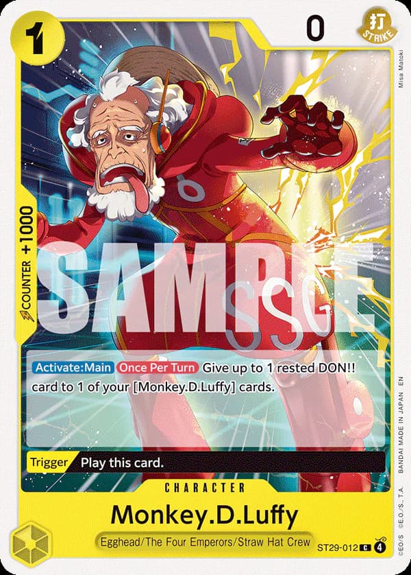 Monkey.D.Luffy ST29-012 Standard printing