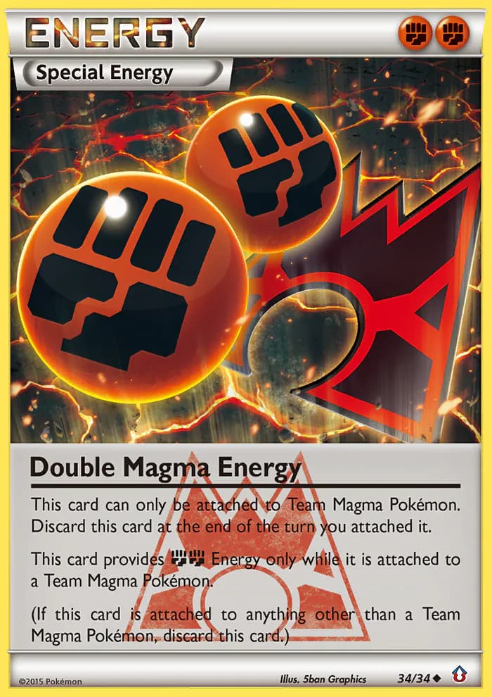 Double Magma Energy 34/34 from Double Crisis