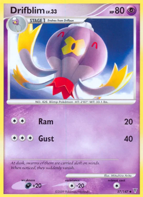Drifblim 57/147 from Supreme Victors
