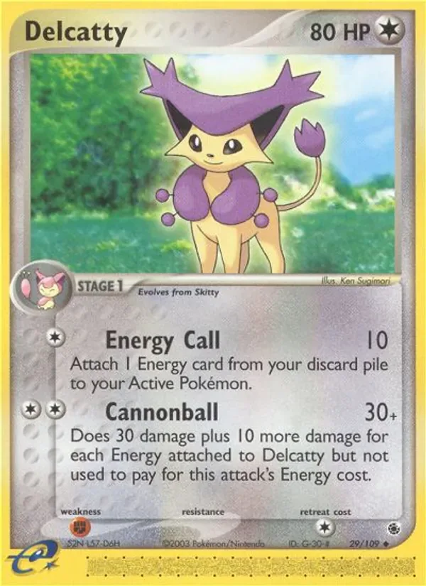 Delcatty 29/109 from EX Ruby & Sapphire