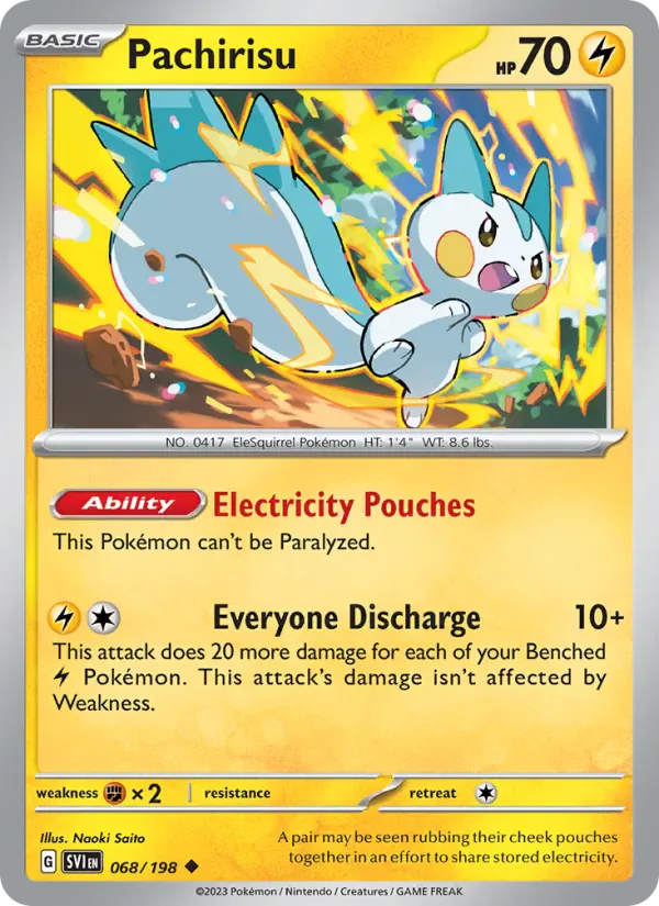 Pachirisu 068/198 from Scarlet & Violet Base Set