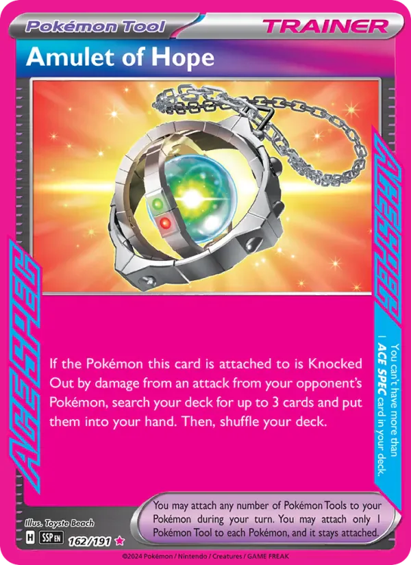 Amulet of Hope 162/191 from Surging Sparks