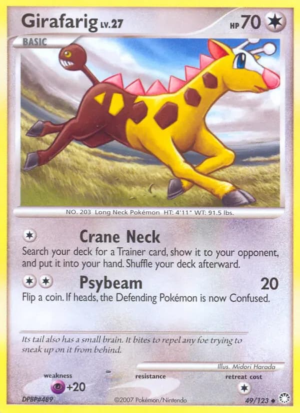 Girafarig 49/123 from Mysterious Treasures