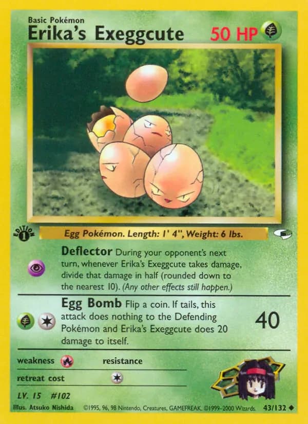 Erika's Exeggcute 43/132 from Gym Heroes