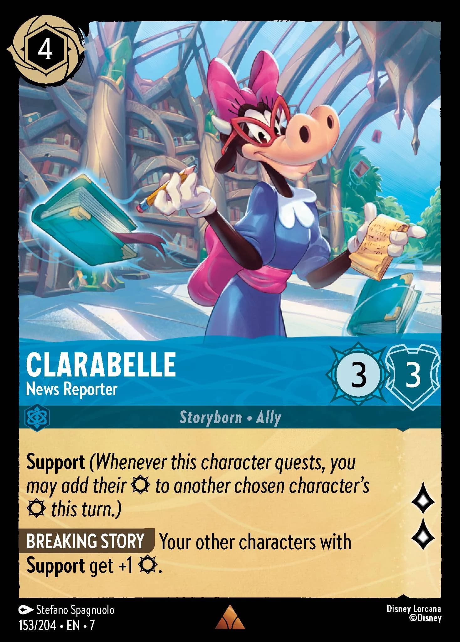 Clarabelle - News Reporter 153/204 from Archazia's Island