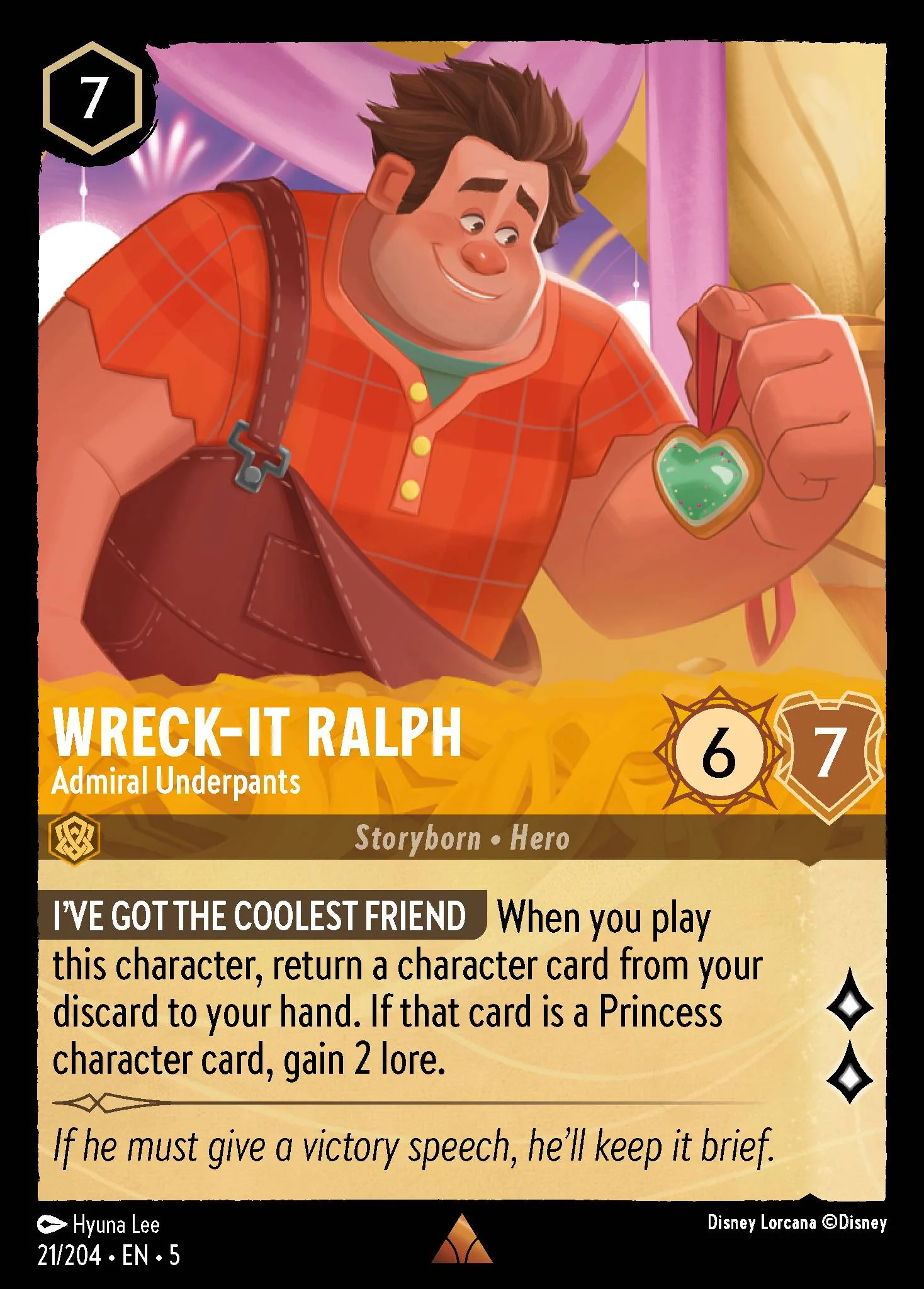 Wreck-It Ralph - Admiral Underpants 21/204 from Shimmering Skies