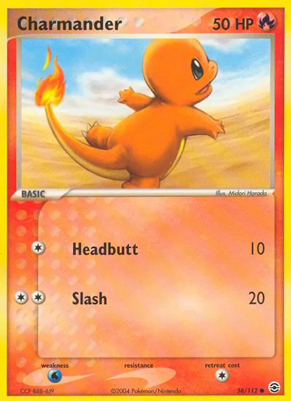 Charmander 58/112 from EX FireRed & LeafGreen