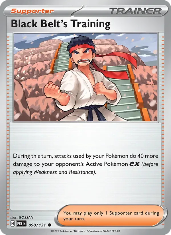 Black Belt's Training 098/131 from Prismatic Evolutions