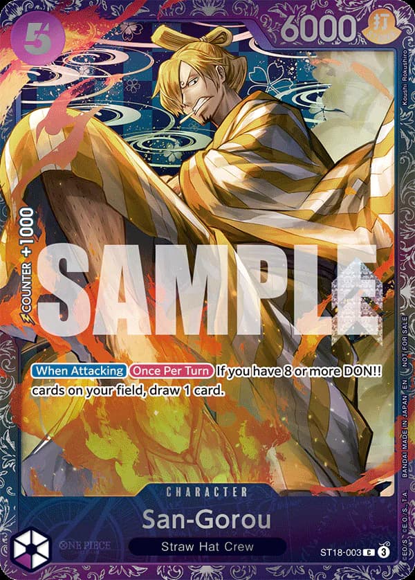 San-Gorou ST18-003 Official alternate printing 1