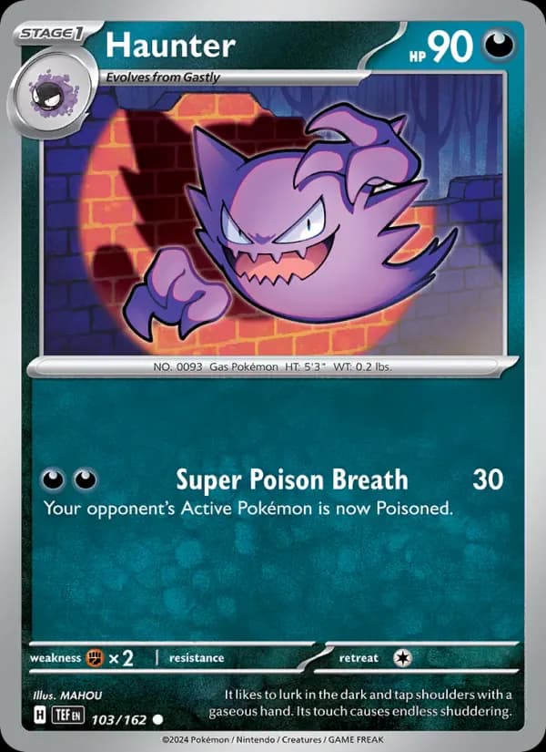 Haunter 103/162 from Temporal Forces