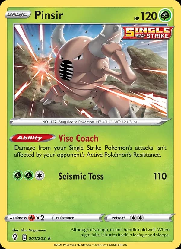 Pinsir 1/203 from Evolving Skies