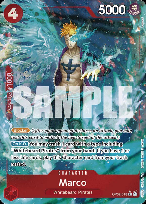 Marco OP02-018 Official alternate printing 5