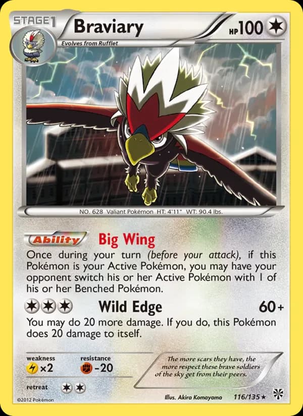 Braviary 116/135 from Plasma Storm