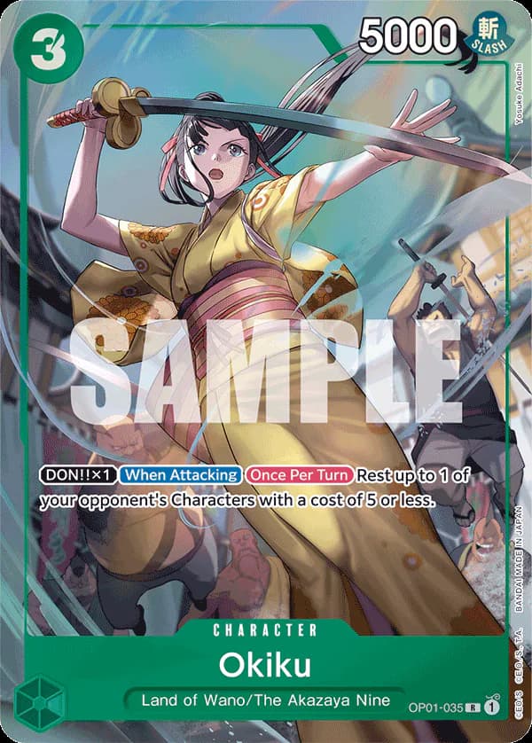 Okiku OP01-035 Official alternate printing 3