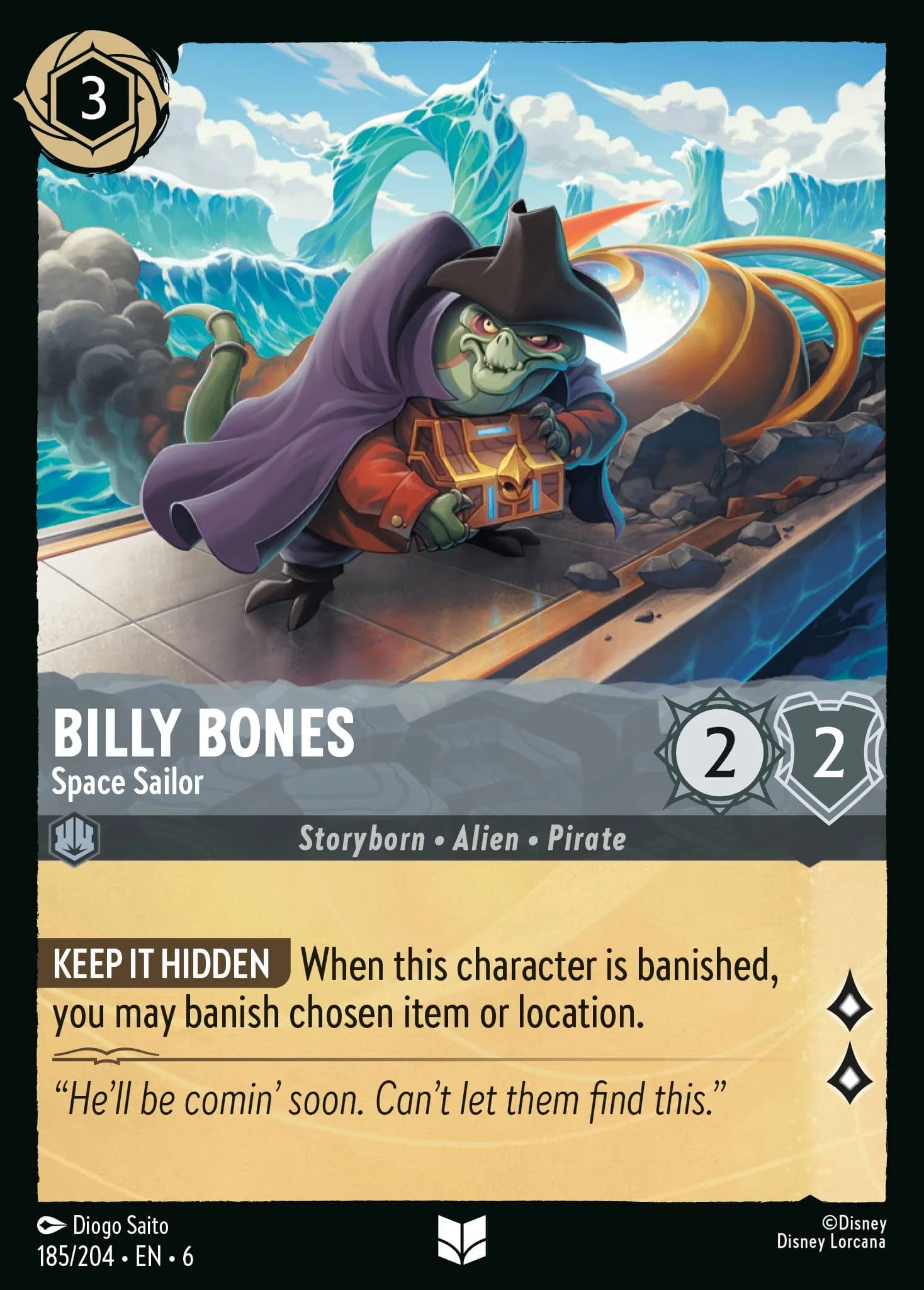 Billy Bones - Space Sailor 185/204 from Azurite Sea