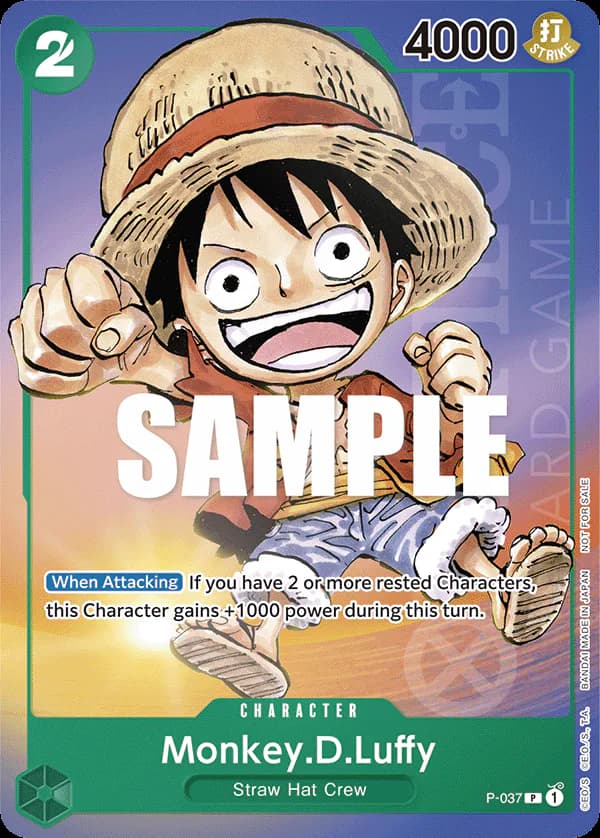 Monkey.D.Luffy P-037 Standard printing