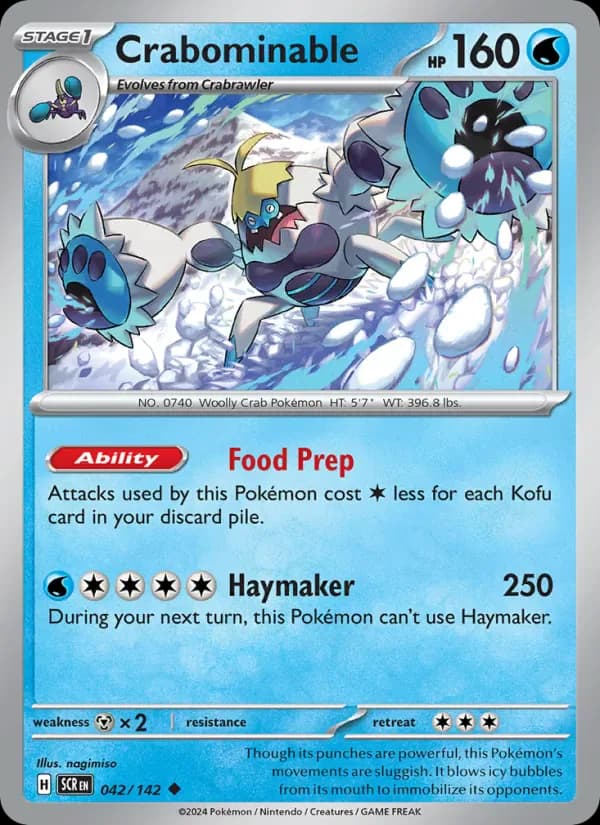 Crabominable 042/142 from Stellar Crown
