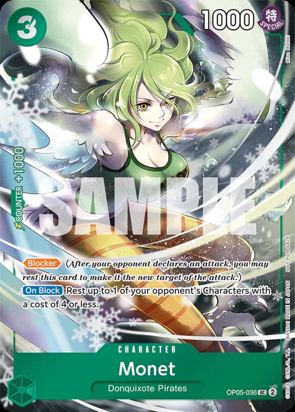 Monet OP05-036 Official alternate printing 1