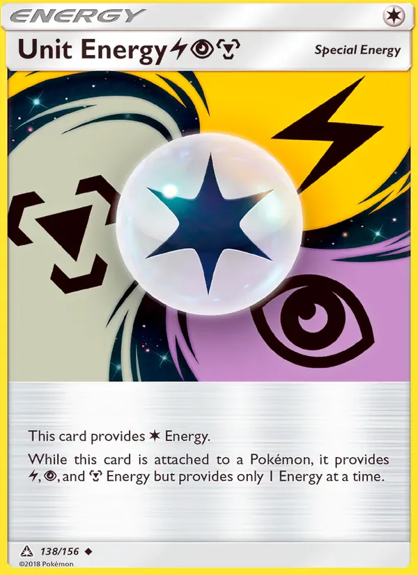 Unit Energy LightningPsychicMetal 138/156 from Ultra Prism