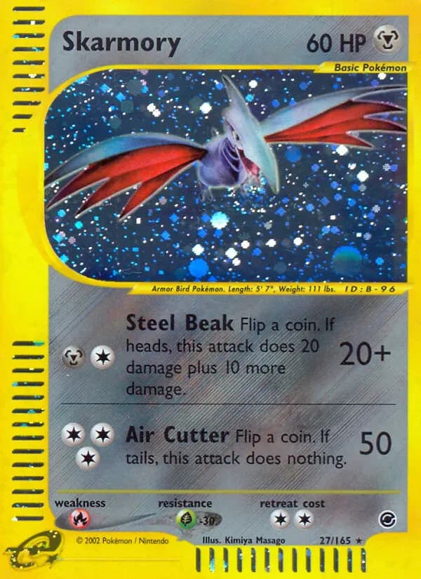 Skarmory 27/165 from Expedition Base Set