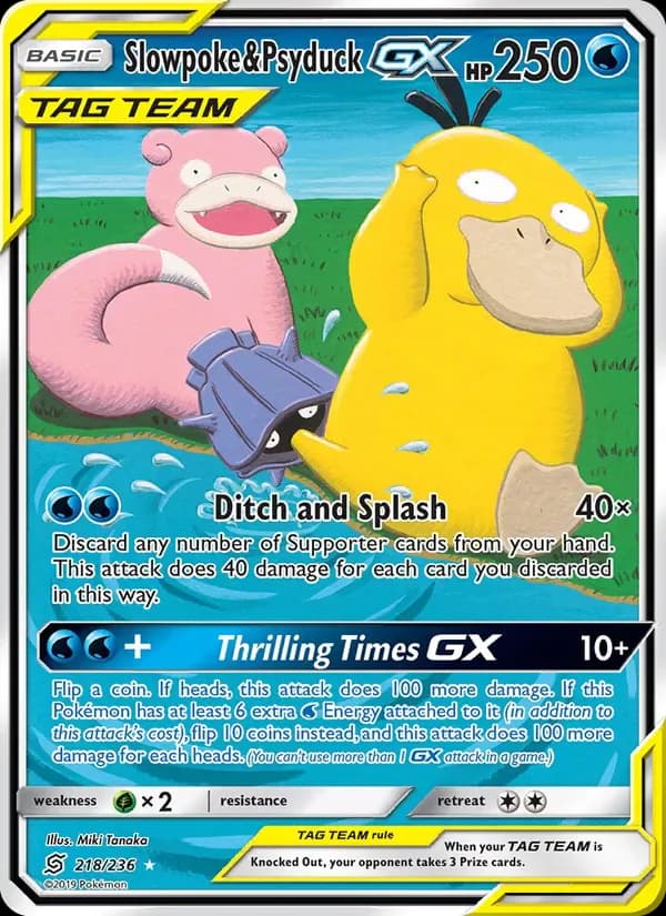 Slowpoke & Psyduck GX 218/236 from Unified Minds
