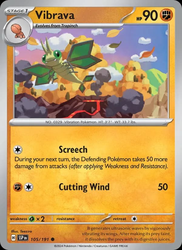 Vibrava 105/191 from Surging Sparks