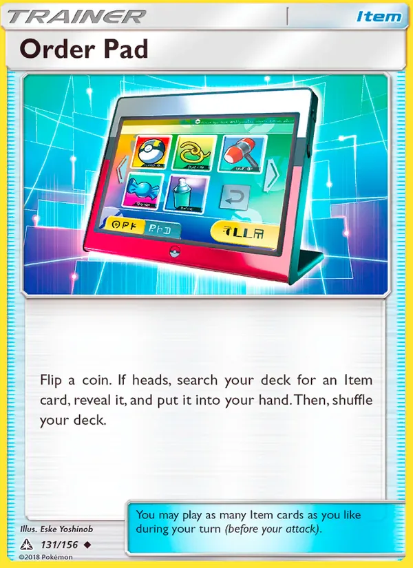 Order Pad 131/156 from Ultra Prism
